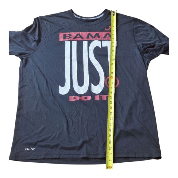 Alabama Crimson Tide NWT Nike Just Do It Dri-Fit BAMA XL Tee Licensed NOS 2015 - Picture 7 of 16